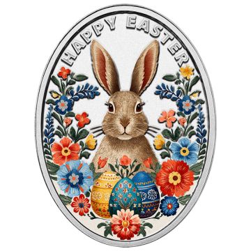 2026 16.79g Niue Silver Happy Easter! PP