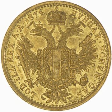 1874 Gold Dukat SS