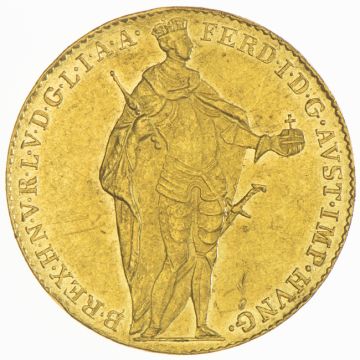 Gold Dukat 1848 B