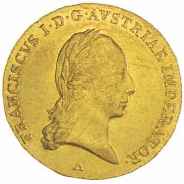 1824 Gold Ducat A almost excellent, small crown