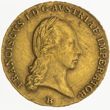 1823 Gold Dukat 1823 B SS+, Kr.