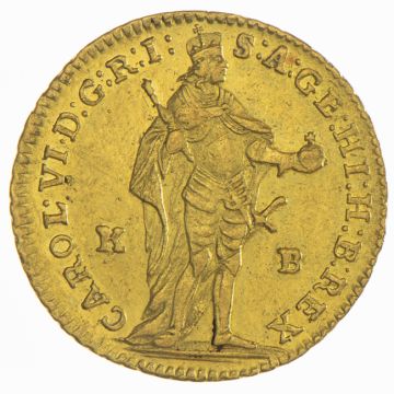 Gold Dukat 1739 KB fast vz.  kl. Kr.