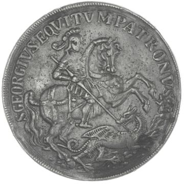 1896 Silver St. George Taler