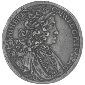 1717 Silver Half Taler VZ, slightly tinted, Hsp. (?)