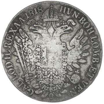 1818 Silver Thaler B S/SS