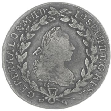 1771 Silver 20 Kreuzer SS, small cup.