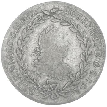 1774 Silver 20 Kreuzer F // A - S SS/VZ, stronger circulation marks