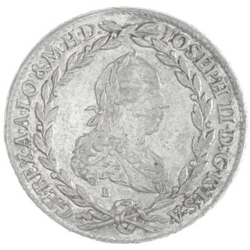 1775 Silver 20 Kreuzer B // SK - PD VZ, small crown.