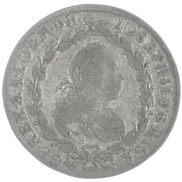 1775 Silver 20 Kreuzer B // SK - PD SS-, Kr.