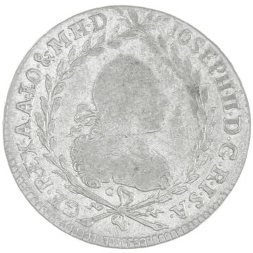 1780 Silver 20 Kreuzer C // EvS - IK SS/VS, small crown.