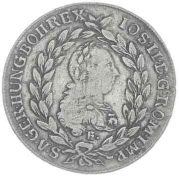 1781 Austria Silver 20 Kreuzer B SS/VZ, l. iust.