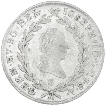 1783 Silver 20 Kreuzer SS+, small category.