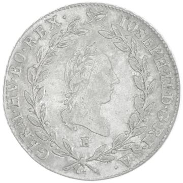 1784 Silver 20 Kreuzer SS+, small conflict, justified.
