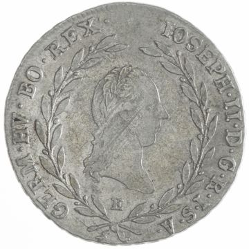 1788 Silver 20 Kreuzer E SS, adjusted