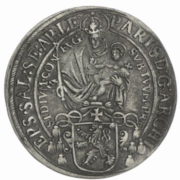 Silver Half Taler SS, somewhat dark