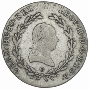 1792 Silver 20 Kreuzer S/SS