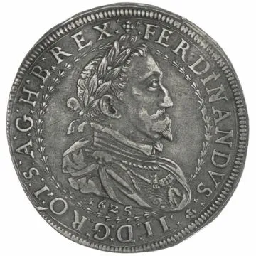 1625 1/25 oz Silver Thaler Graz VZ-, slightly underweight, small child.