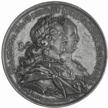 1757 Austria Silver Austria Silver AR Medal on the foundation of Maria Theresa Order VZ, small crown.