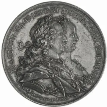 1757 1/25 oz Austria Silver AR Medal on the foundation of the Maria Theresa Order VZ, small crown.