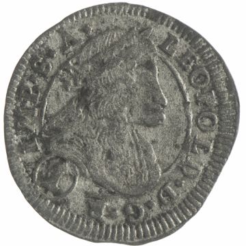1703 Austria Kreuzer Kuttenberg SS, splotchy