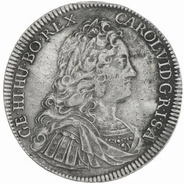 1736 1/25 oz Silver Thaler VZ-, small. Kr., end of the pay period