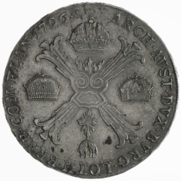 1796 Silver Crown thaler VZ-, iust.