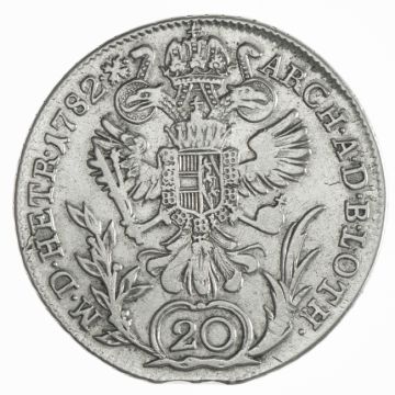1782 Silver 20 Kreuzer SS/VZ