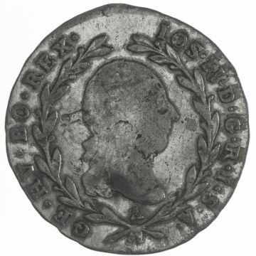 1790 Silver 5 Kreuzer SS, small strikes