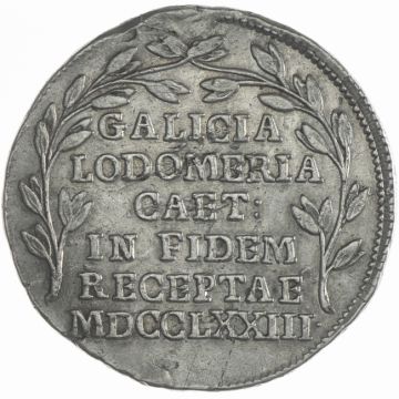 Silver silver homage jeton VZ-, Kr., Hsp.