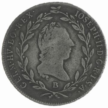 1788 Silver 10 Kreuzer B SS, Kr.