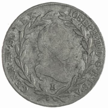 1789 Silver 10 Kreuzer B S, Kr.