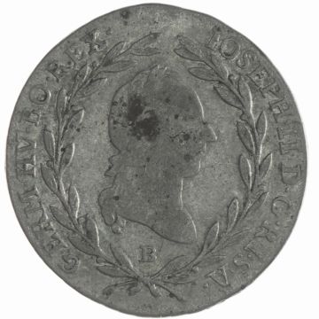 1790 Silver 10 Kreuzer B SS, Kr.