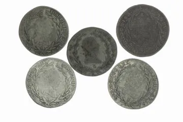 1788-90 1/25 oz Silver Lot (5) 10 Kreuzer 1788, 1789 (2), 1790 (2) alle B S to SS, Kr.