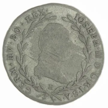 1790 1/25 oz Silver 10 Kreuzer SS, Kr.