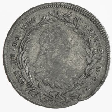 1768 Silver Ten Kreuzer SS, Kr., in der 