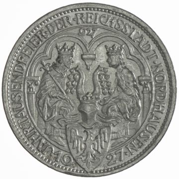 1927 3 Reichsmark A Nordhausen VZ+