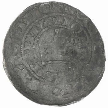 1310-1346 Silver Prague groschen John of Luxembourg S/SS, breiter Schr