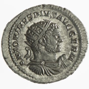 215 Italy Silver Caracalla Antoninian VZ+/bfr, auf breitem Schr