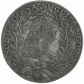 1761 1/25 oz Silver 20 Kreuzer 1761 Nürnberg SS-