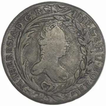 1764 1/25 oz Austria Silver 20 Kreuzer 1764 Wien SS, Hsp. (?)