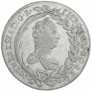 1765 1/25 oz Austria Silver 20 Kreuzer Vienna SS, min. iustiert