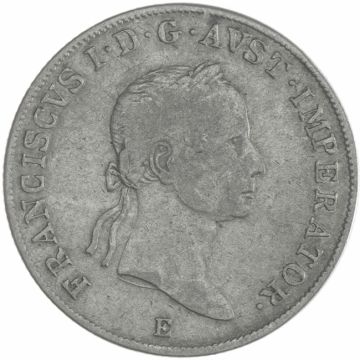 Silver 20 Kreuzer SS/VZ-, small crown.