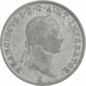 1835 Austria Silver 20 Kreuzer 1835 E SS