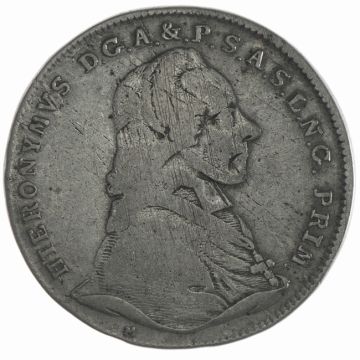 Austria Silver 20 Kreuzer 1801 Salzburg SS-, stark umgelaufen