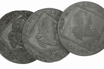 Germany Silver Lot (3) 20 Kreuzer 1772 (2x), 1773 S