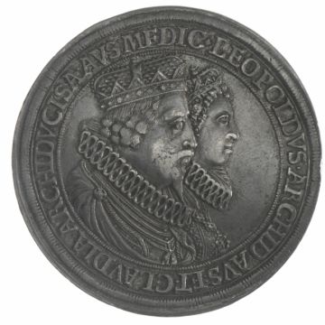 1635 Austria Silver Doppeltaler o. J. Hall SS/VZ, hübsche Patina