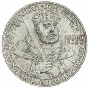 1908 Silver 2 Mark 1908 A VZ+