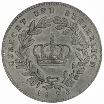 1826 Germany Silver Kronentaler 1826 SS/VZ