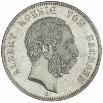 1898 Silver 5 Mark 1898 E