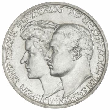 1910 Germany Silver 3 Mark 1910 A